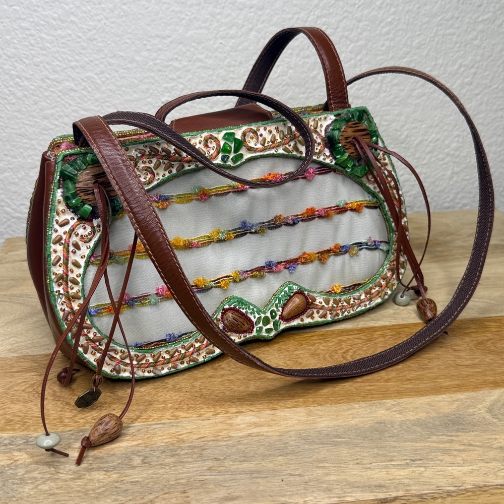 Mary Frances Vintage Beaded Shoulder Bag